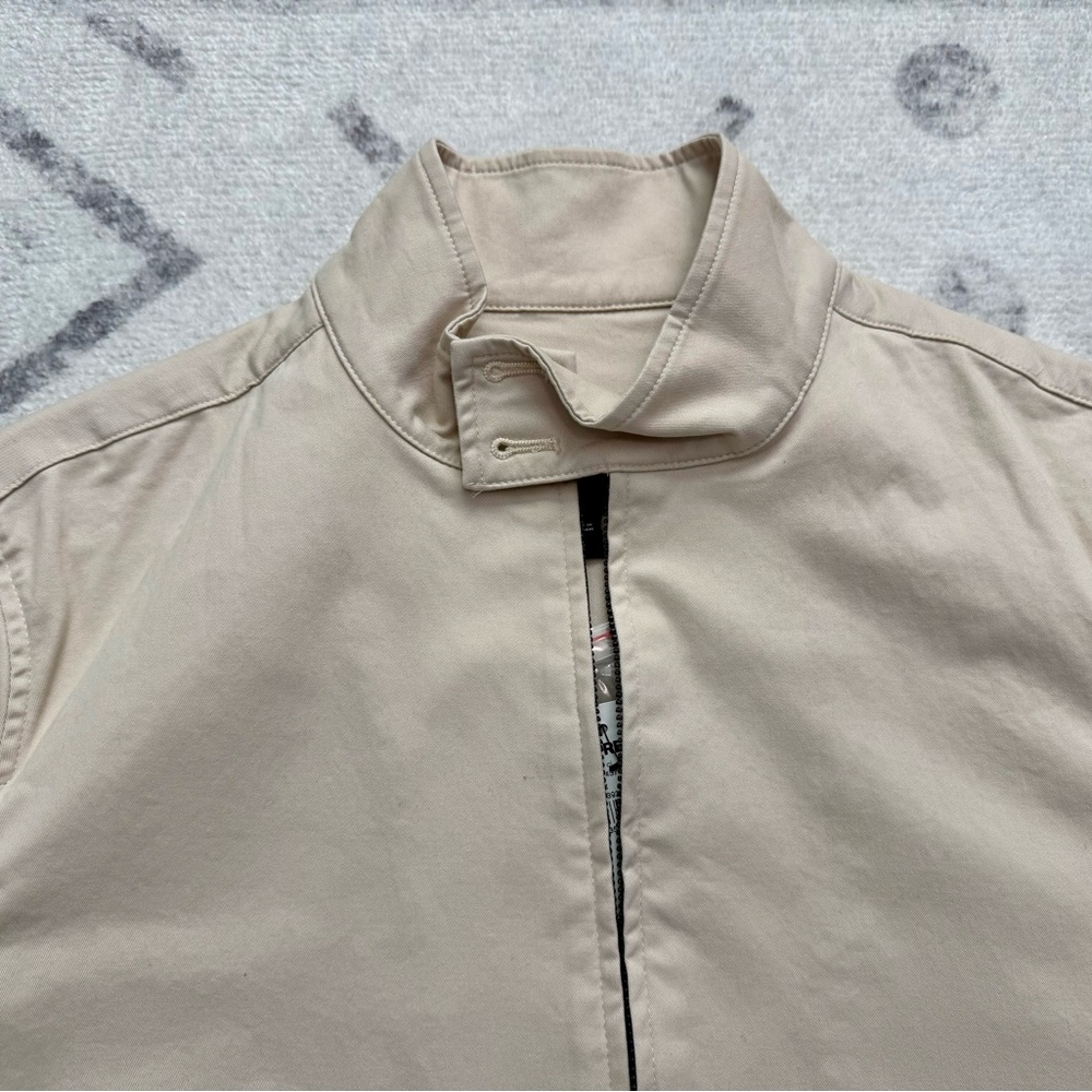 Express Light Beige Jacket with Stand Collar NWT - image 4